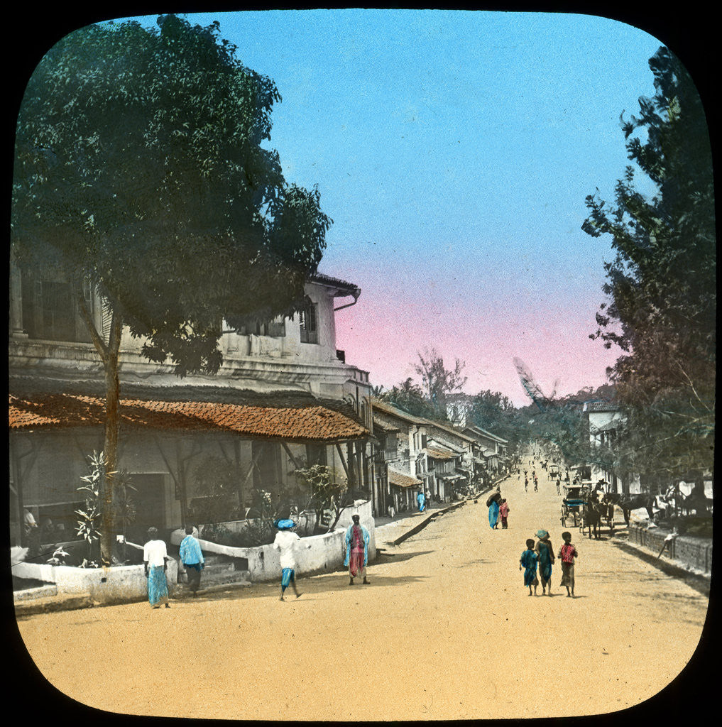 Detail of Trincomalee Street, Kandy, Ceylon by Anonymous