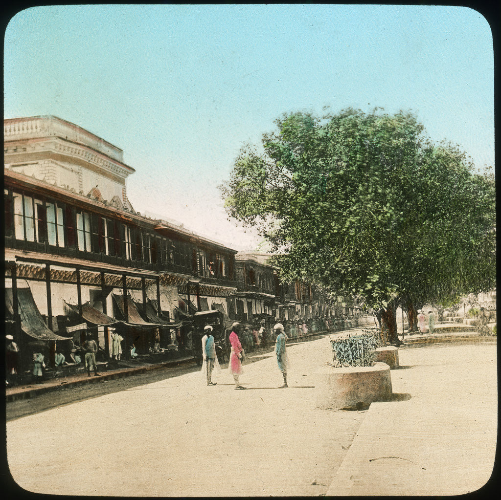 Detail of Chandni Chowk, Delhi, India by Anonymous