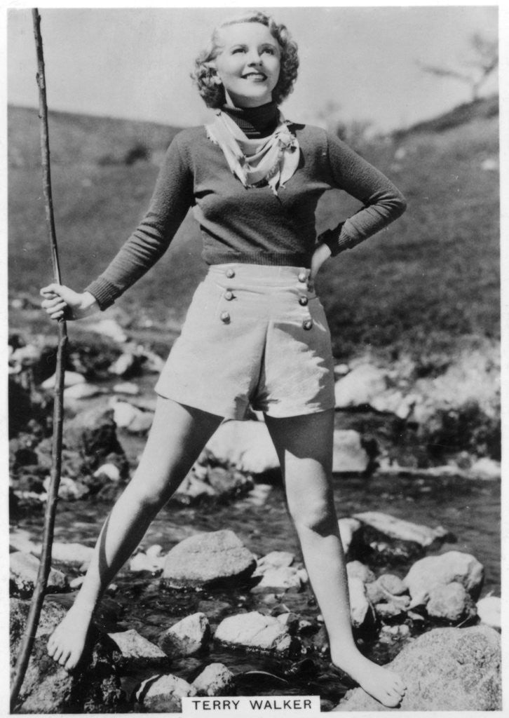 Detail of Terry Walker, American film actress by Anonymous