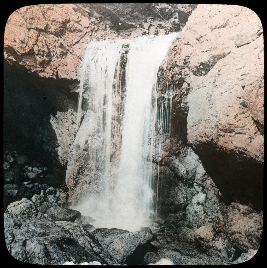 Detail of Waterfall, Mullion, Cornwall by Church Army Lantern Department