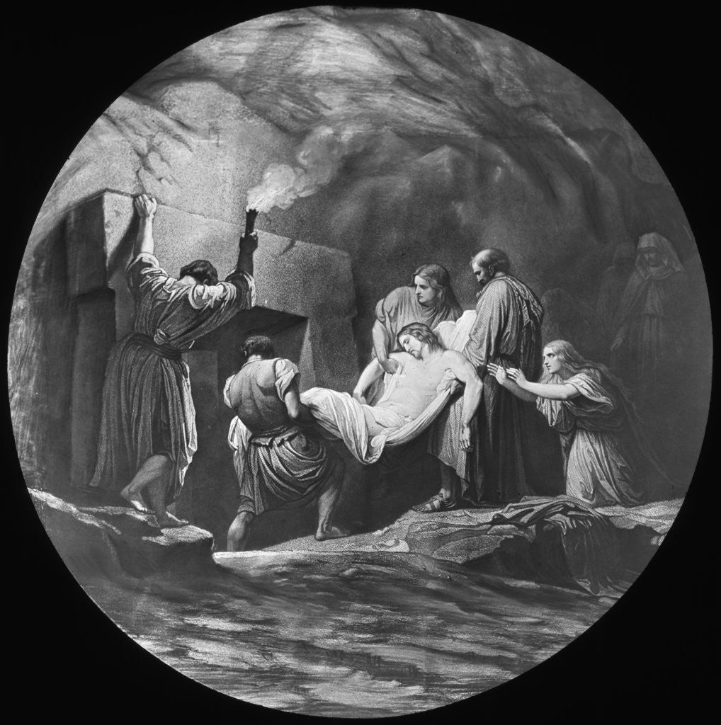 Detail of The entombment of Christ by Newton & Co