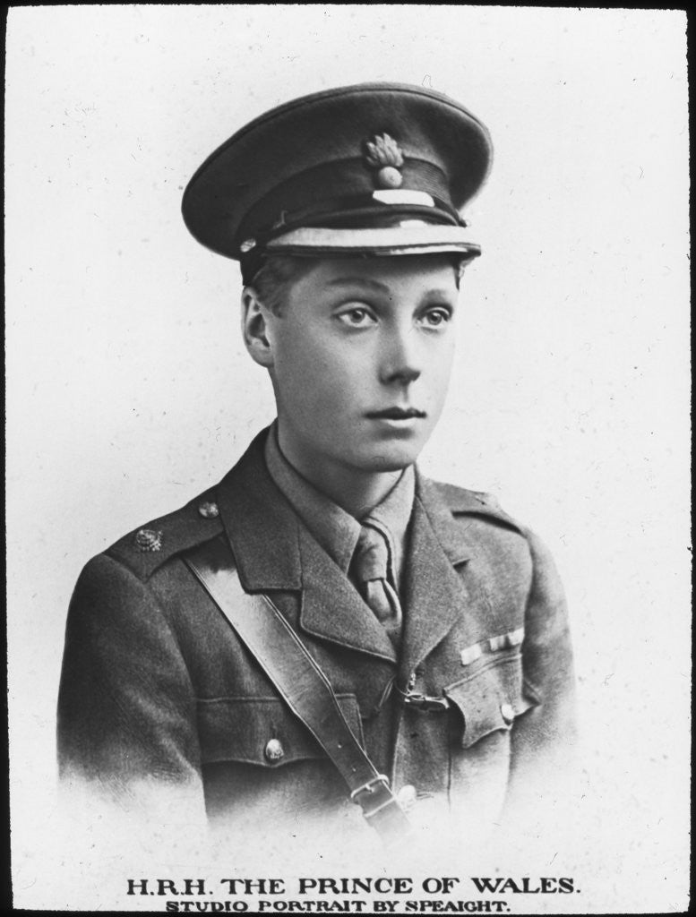 Detail of The Prince of Wales, future King Edward VIII by Anonymous