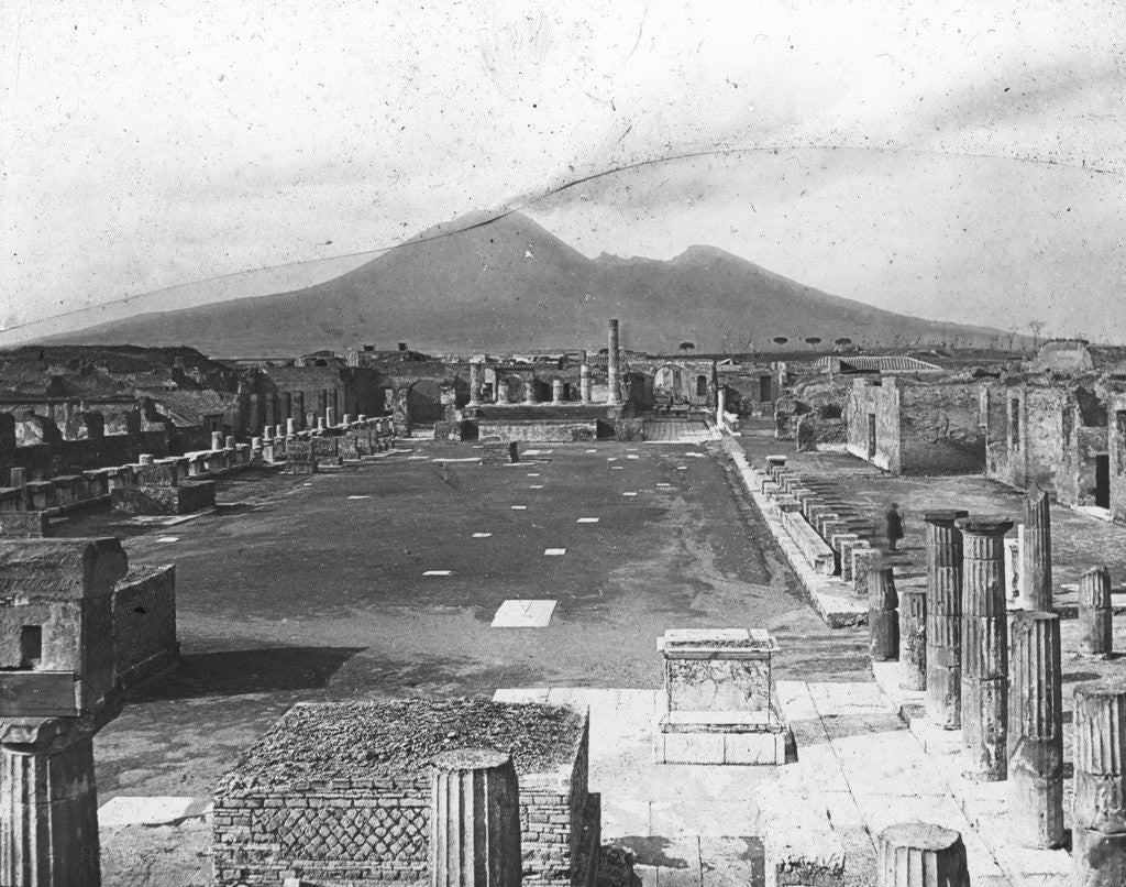 Detail of Forum, Pompeii, Italy by Anonymous