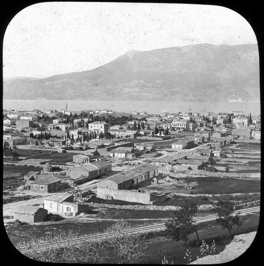 Detail of The New Town, Corinth, Greece by Anonymous