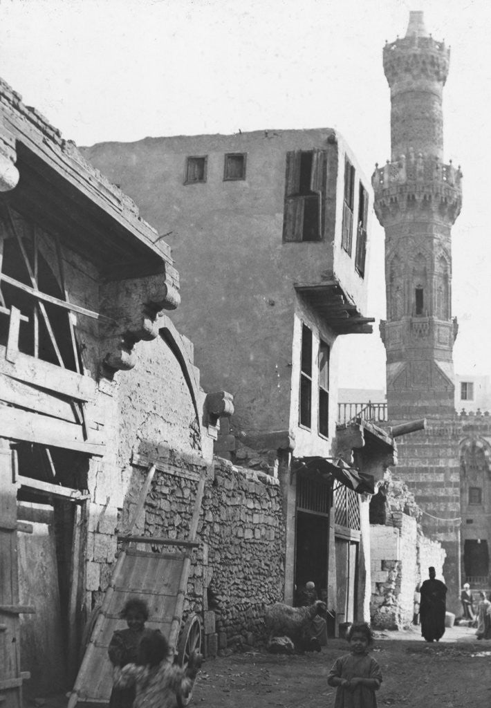 Detail of A street in Cairo, Egypt by Newton & Co