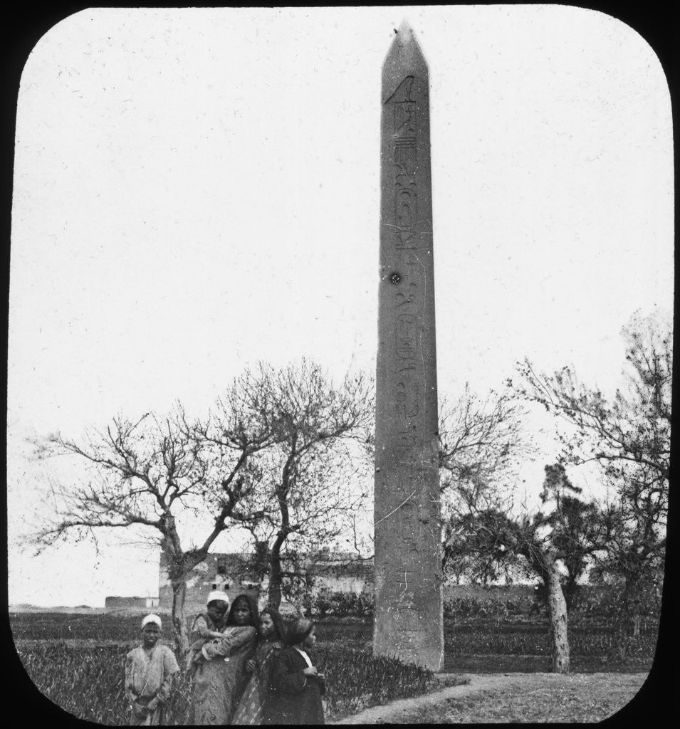 Detail of Obelisk, Heliopolis, Egypt by Newton & Co