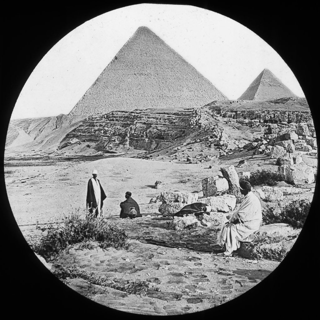 Detail of The Great Pyramids, Giza, Egypt by Newton & Co