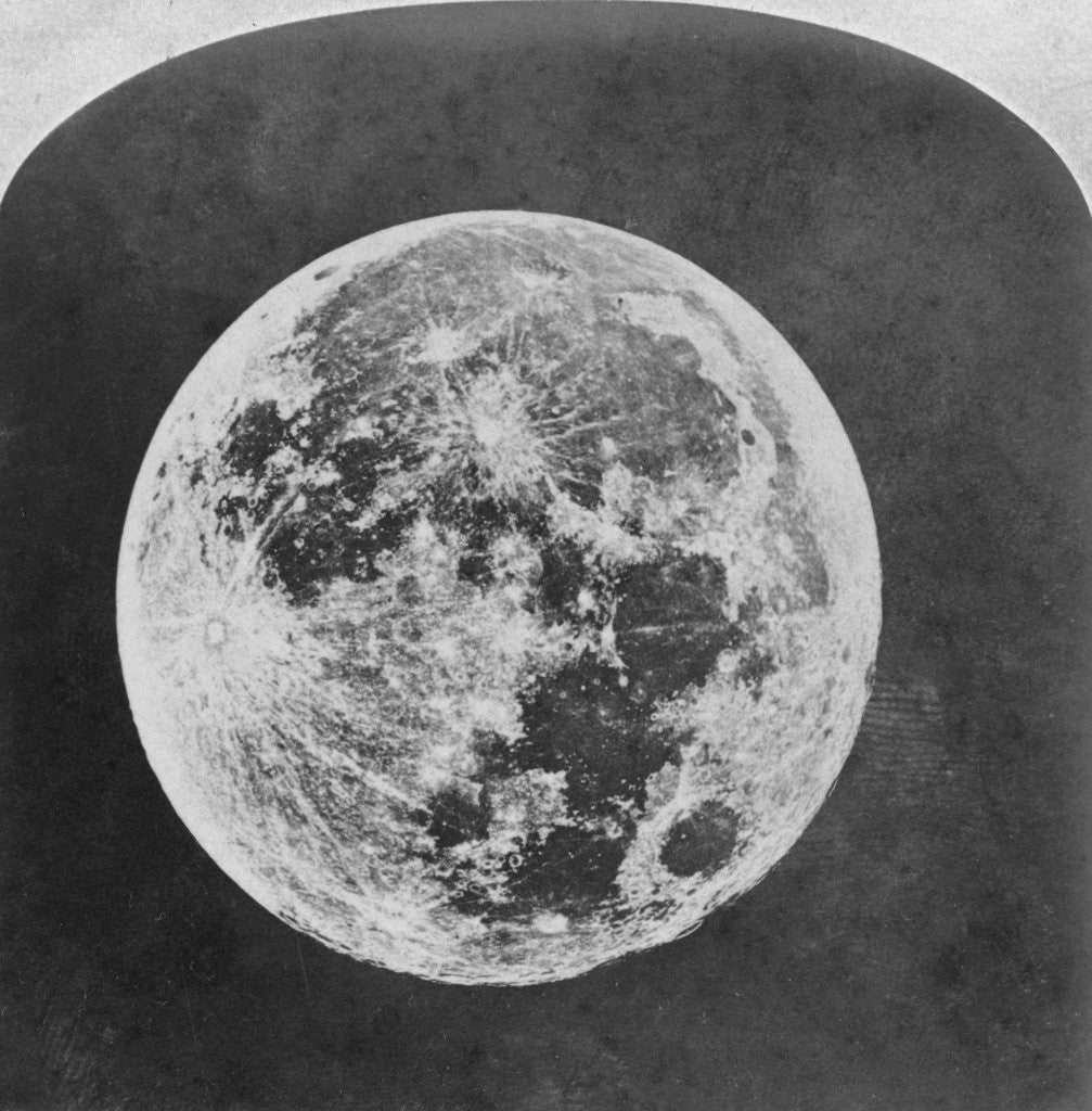 Detail of Full Moon by Kilburn Brothers