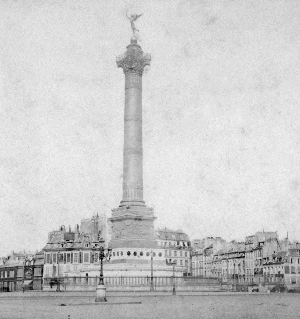 Detail of Colonne de Juillet, Place de la Bastille, Paris, France by Anonymous