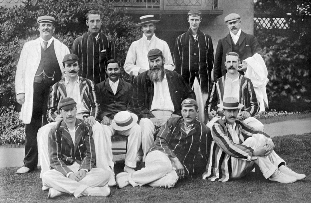 Detail of Gentlemen XI for the fixture vs Players at Lord's Cricket Ground, London by WA Rouch