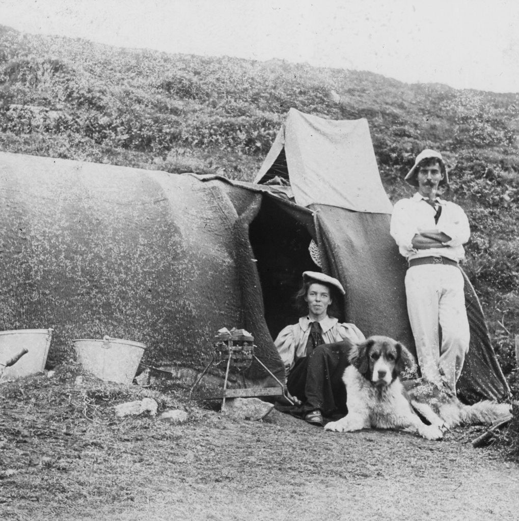 Detail of Camping by Anonymous