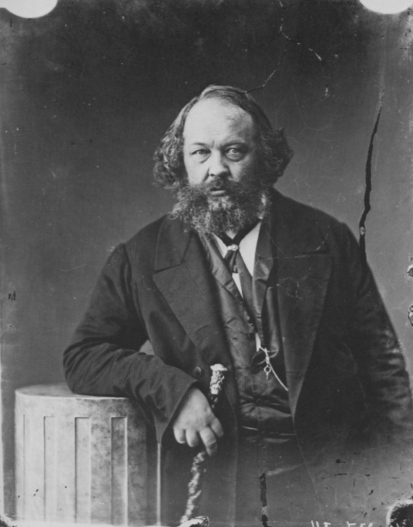 Detail of Mikhail Bakunin, Russian revolutionary and theorist of anarchism, c1863 by Gaspard-Felix Tournachon