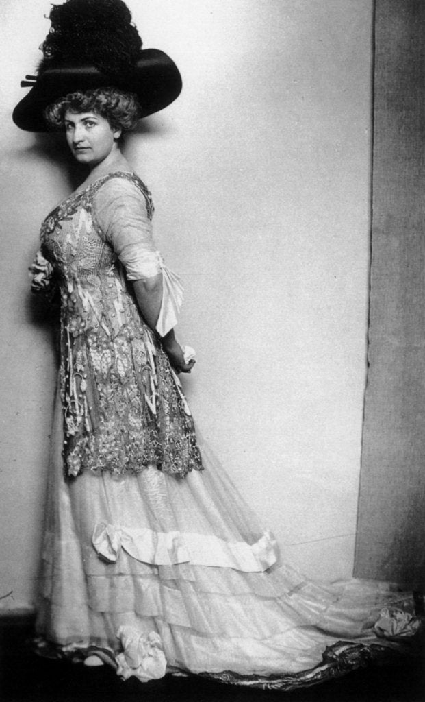 Detail of Alma Mahler, Austrian socialite and composer, c1908 by Unknown