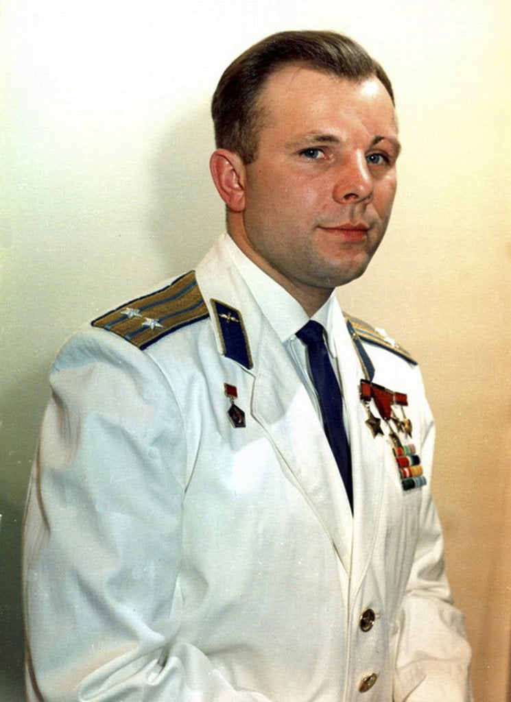 Detail of Yuri Gagarin, Russian cosmonaut, 1960s by Unknown