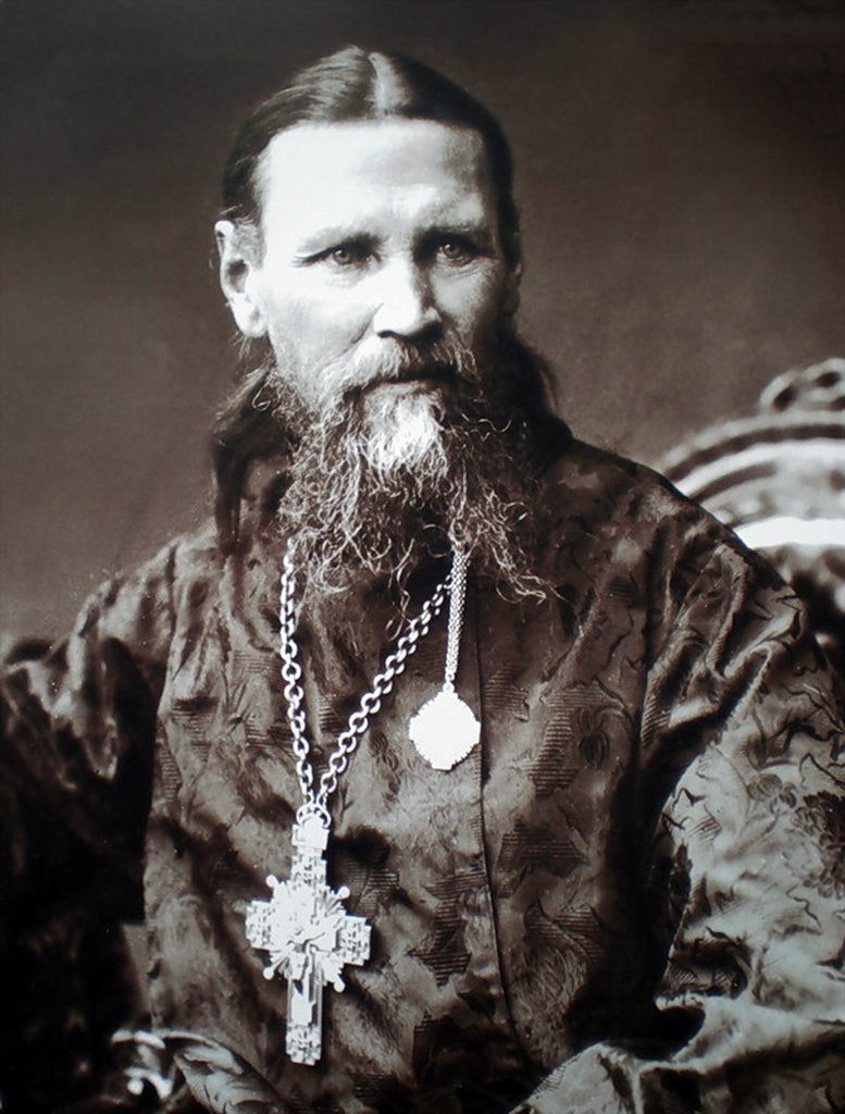 Detail of Saint John of Kronstadt, Russian priest, c1900 by Unknown