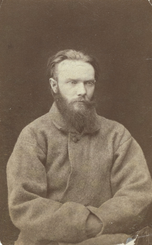 Detail of Mikhail Saltykov-Shchedrin, Russian author, 19th century by Unknown