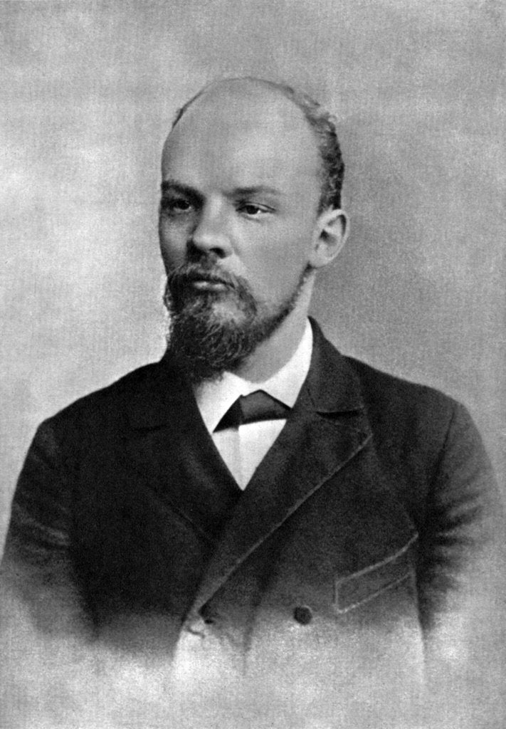 Detail of Vladimir Ulyanov (Lenin), Russian Bolshevik revolutionary, St Petersburg, Russia, February 1897 by Unknown