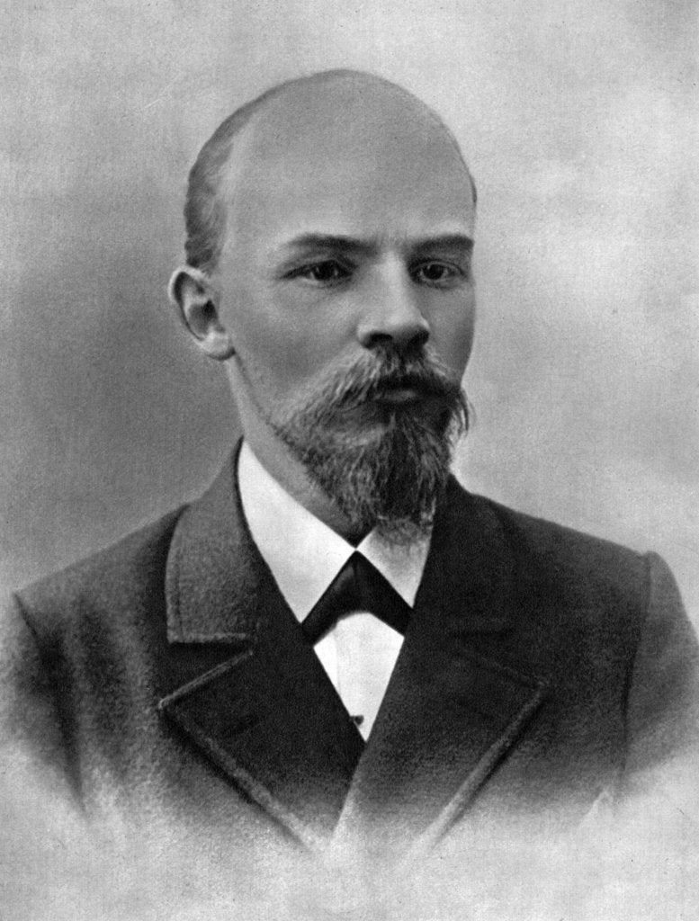 Detail of Vladimir Ulyanov (Lenin), Russian Bolshevik revolutionary, Moscow, Russia, February 1900 by Unknown