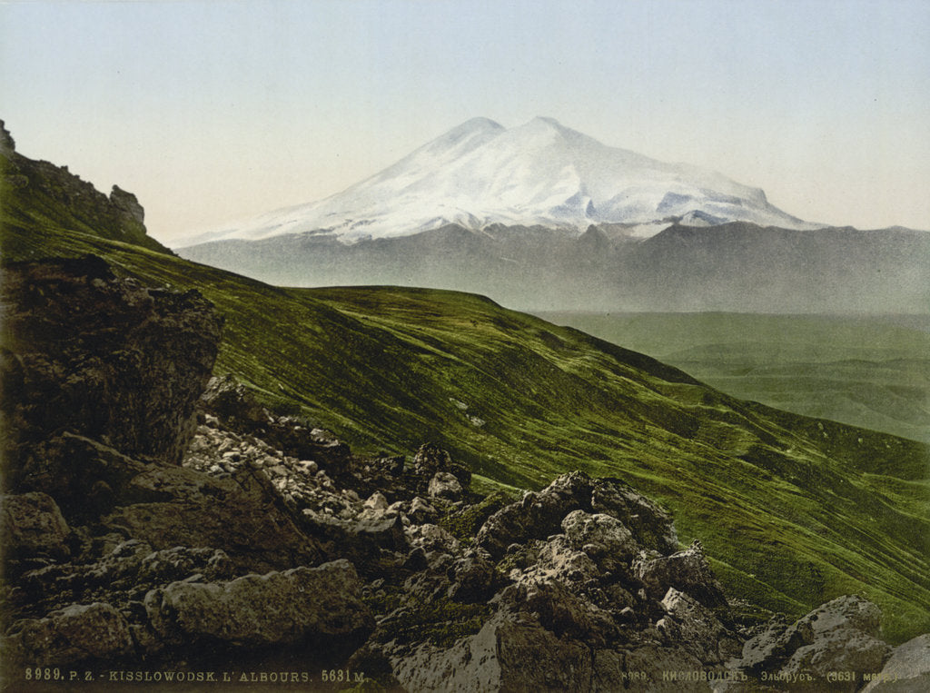 Detail of Mountain near Kislovodsk, Russia, c1895 by Anonymous