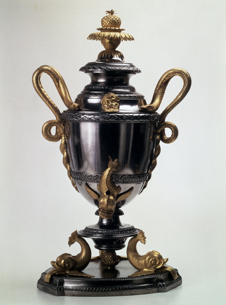 Detail of Samovar, Russian, late 18th or early 19th century.. by Russian Master of Tula