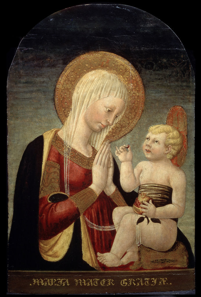 Detail of Madonna and Child with Pomegranate, 15th century by Neri di Bicci