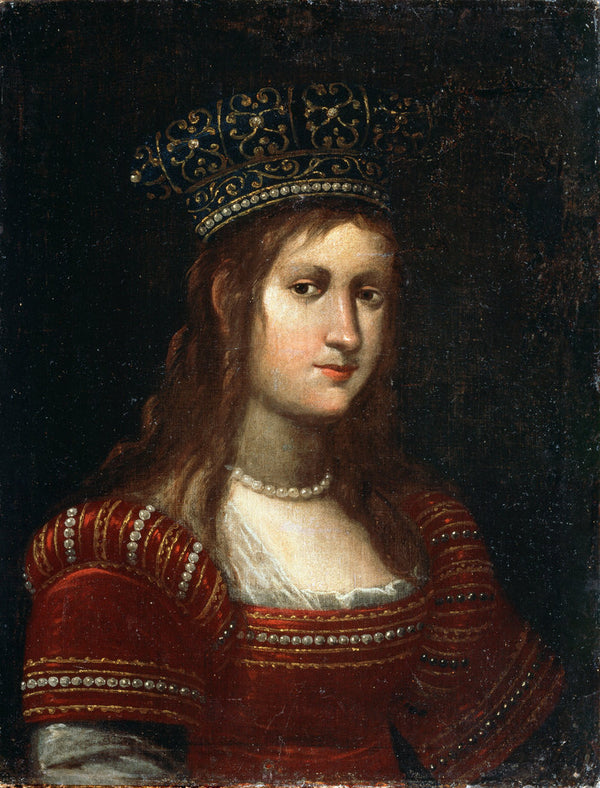 Portrait of Archduchess Maria Magdalena of Austria, 17th century ...