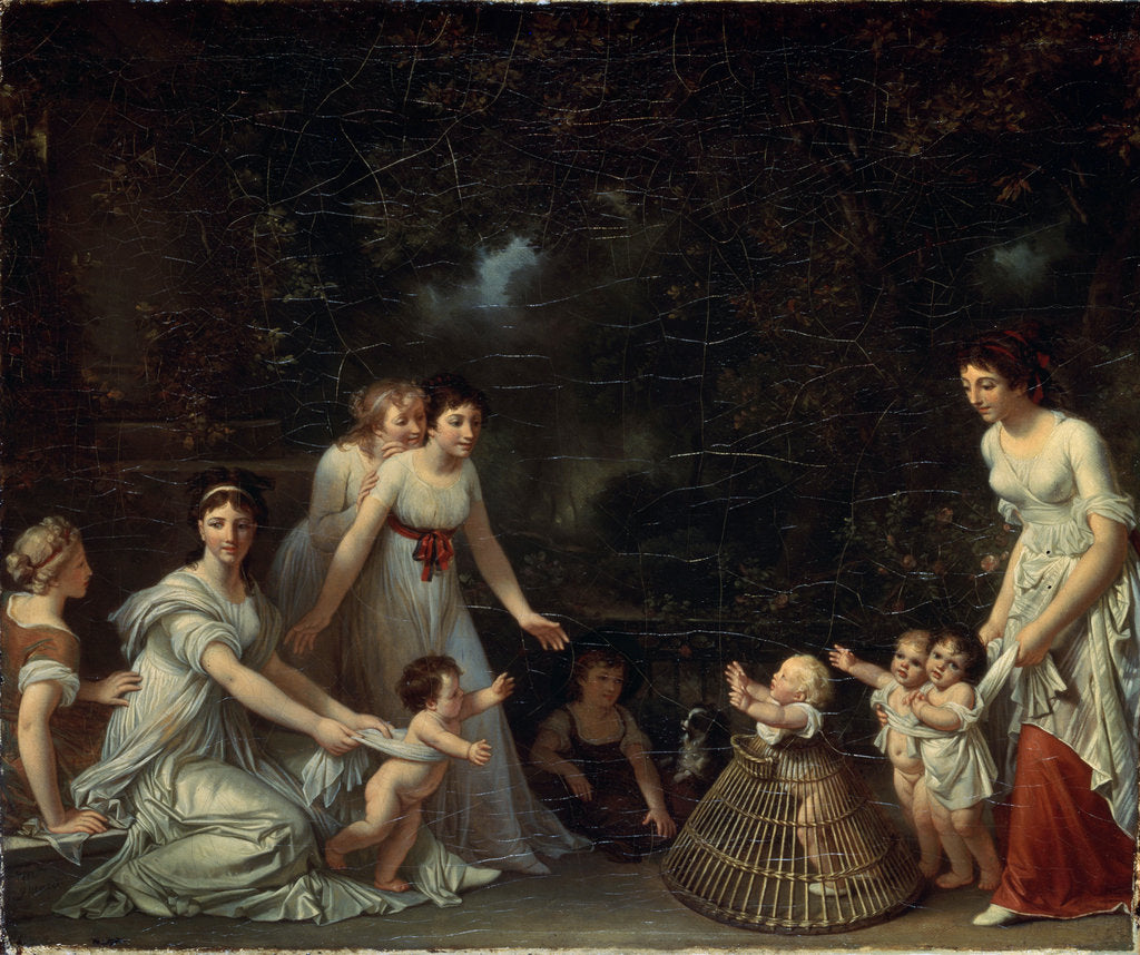 Detail of First Steps, c1786-c1788 by Marguerite Gerard