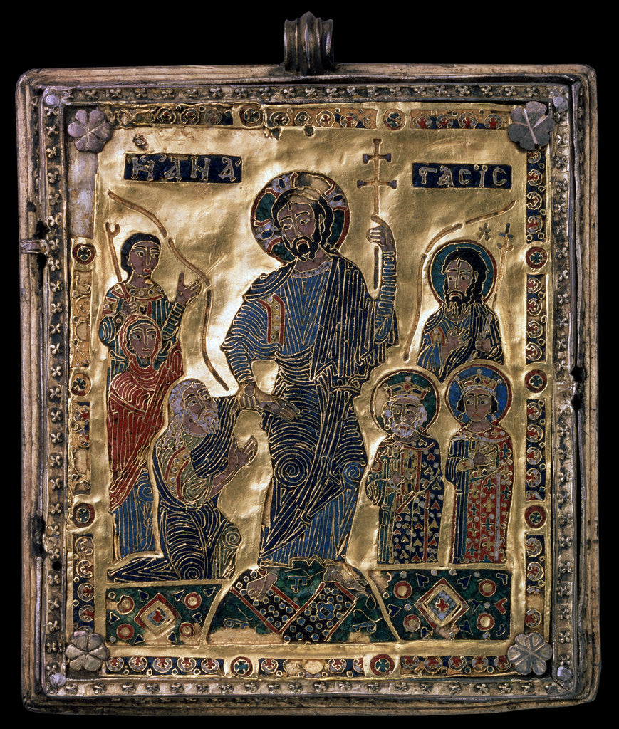 Detail of The Descent into Hell, 12th century. by Byzantine Master