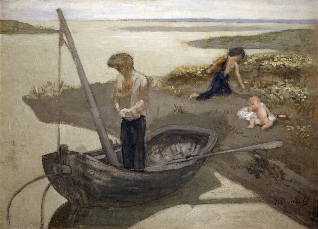 Detail of The Poor Fisherman, 1879 by Pierre Puvis de Chavannes