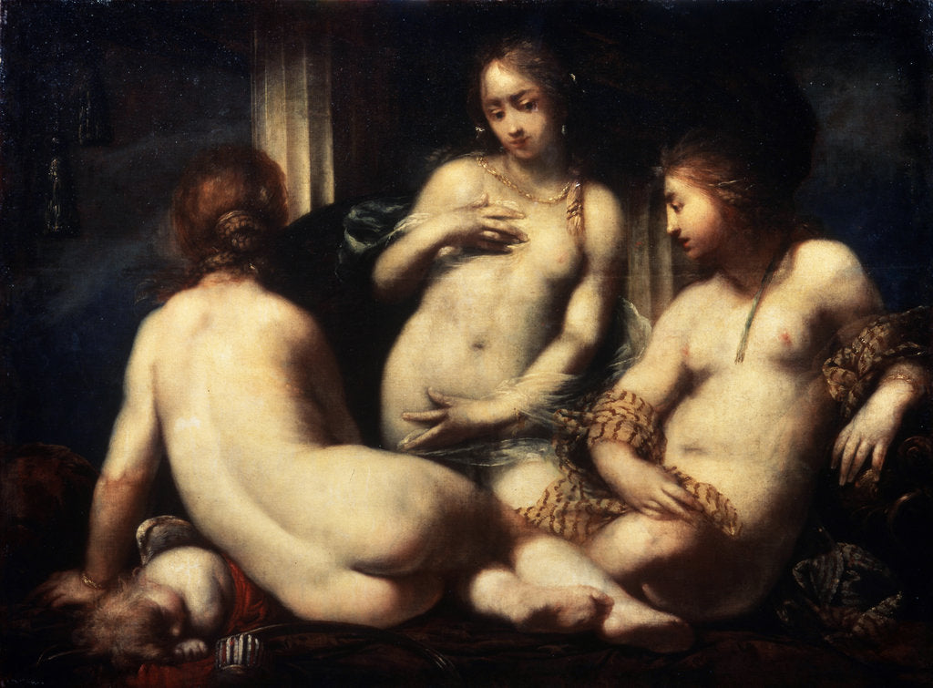Detail of The Three Graces, 1650s by Sebastiano Mazzoni