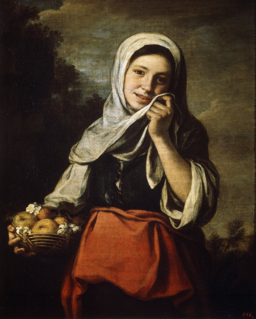 Detail of Girl Selling Fruit, c1650-c1660 by Bartolomé Esteban Murillo