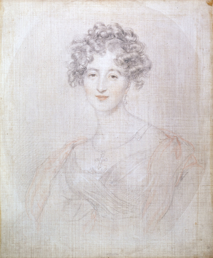 Detail of Portrait of Countess Elisabeth Vorontsova, 1821. by Thomas Lawrence