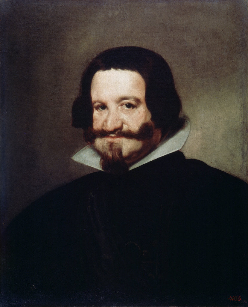 Detail of Portrait of Count-Duke of Olivares, 1638. by Diego Velasquez