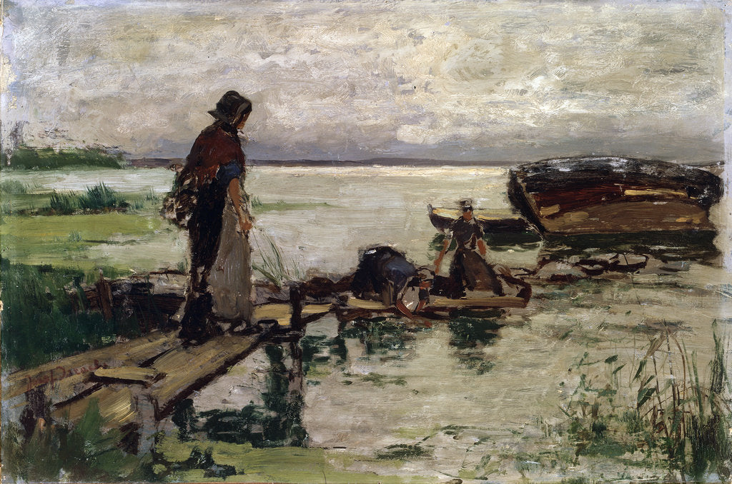 Detail of At the Seashore, 19th or early 20th century by Jozef Israels