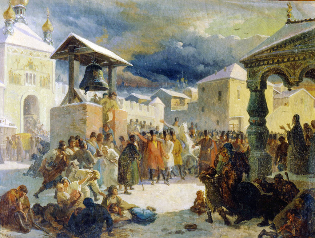Detail of The Veche in the republic of Novgorod, 1861 by Anonymous