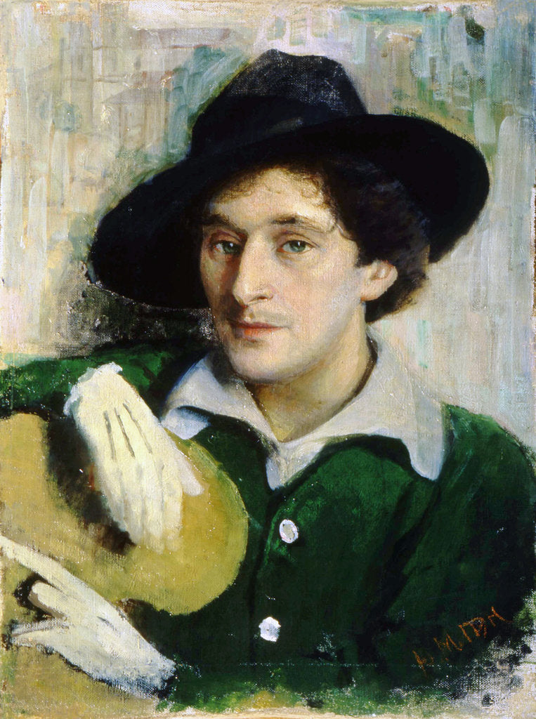 Detail of Portrait of the Artist Marc Chagall,, 1910s by Anonymous