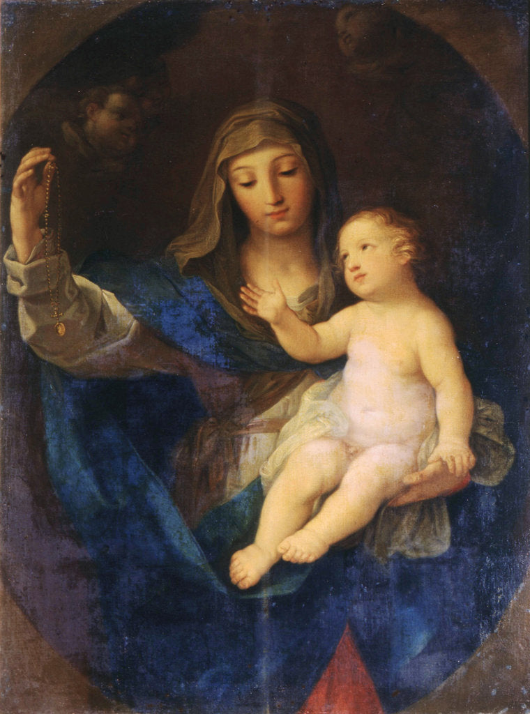 Detail of Virgin and Child by Anonymous