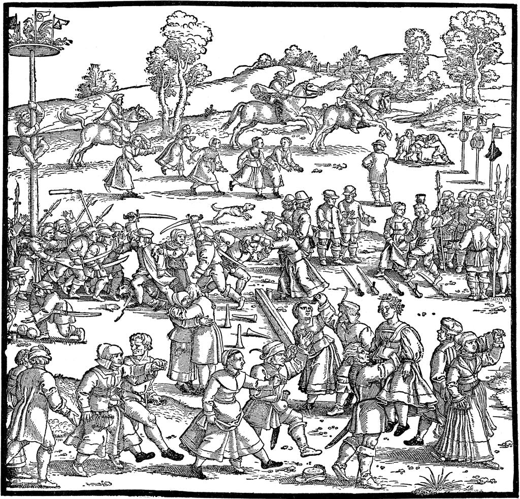 Detail of The Great Country Fair (Detail), 1539 by Anonymous