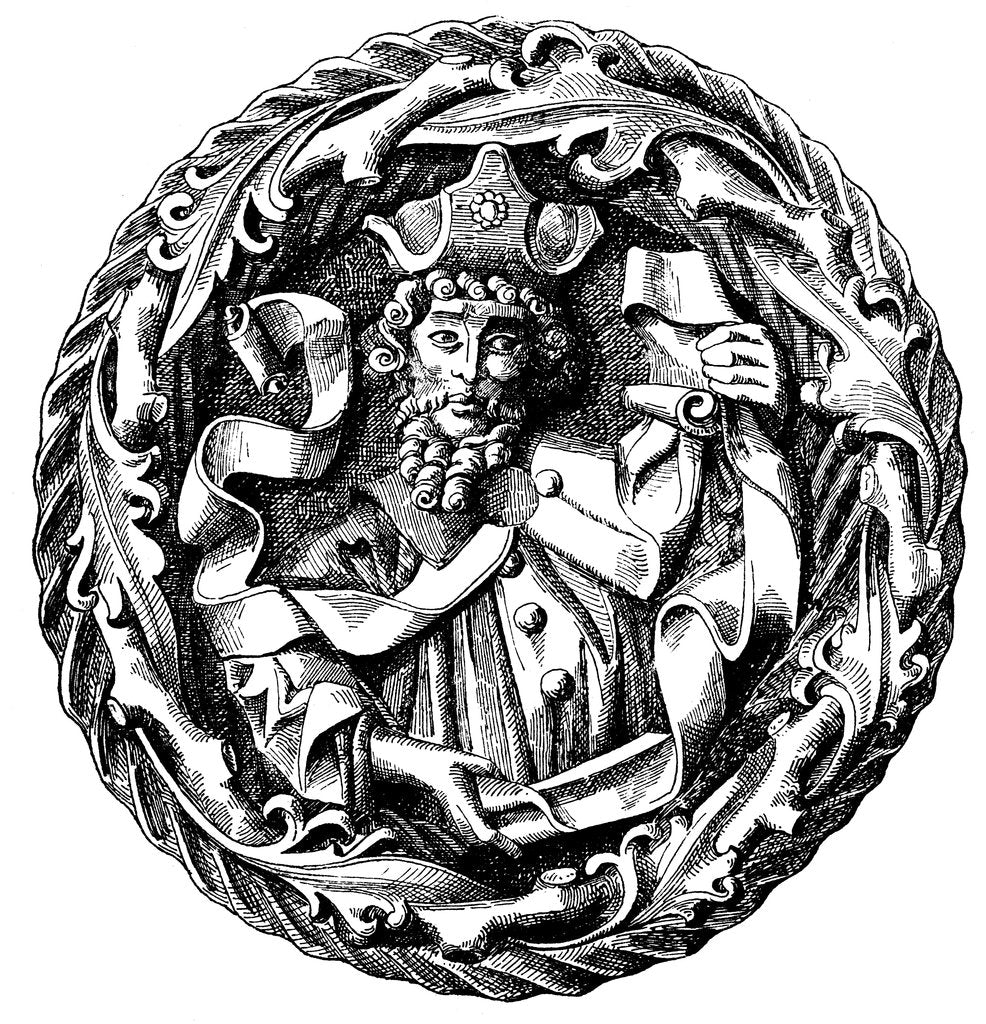 Detail of Dietrich Kagelwit (ca 1300-1367), Archbishop of Magdeburg by Anonymous