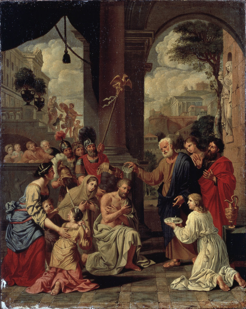 Detail of The Baptism of St. Cornelius the Centurion, 17th century by Anonymous