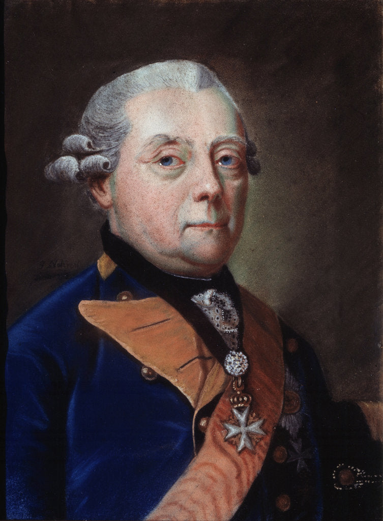 Detail of Portrait of Henry Frederick, Prince in Prussia, Margrave of Brandenburg Schwedt (1771?1788), 1783 by Anonymous