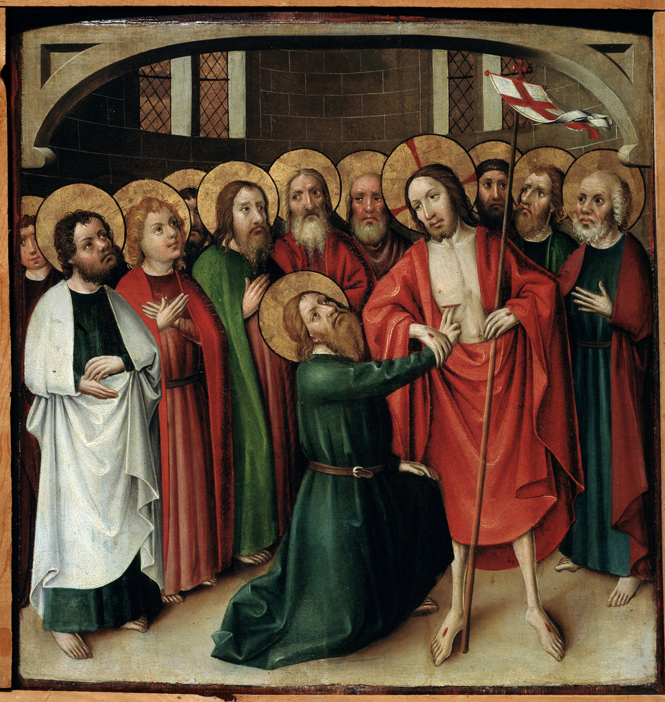 Detail of The Incredulity of Saint Thomas, c1500 by Anonymous