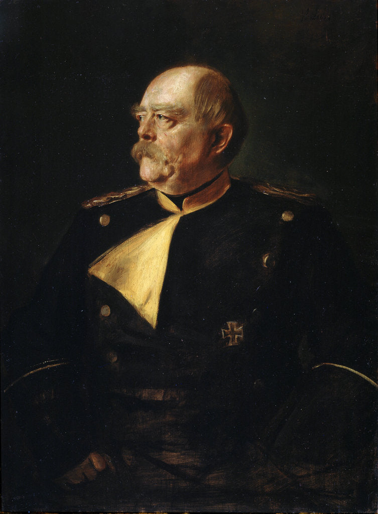 Detail of Portrait of Chancellor Otto von Bismarck in Uniform,, 19th century by Anonymous