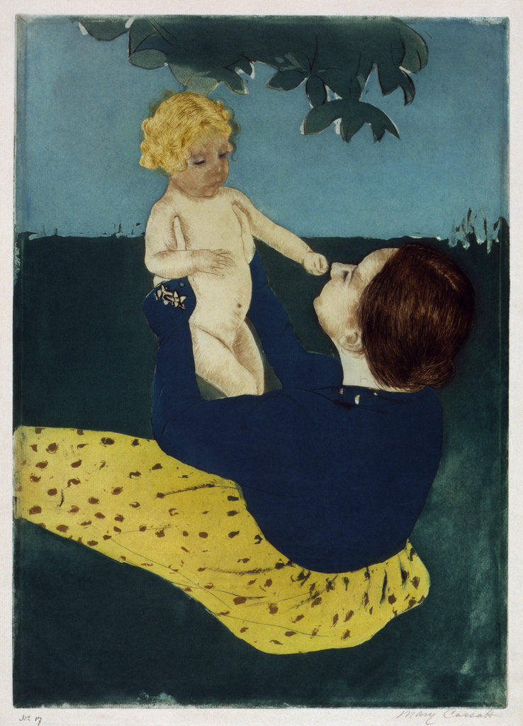 Detail of Under the horse chestnut tree, c1898 by Anonymous