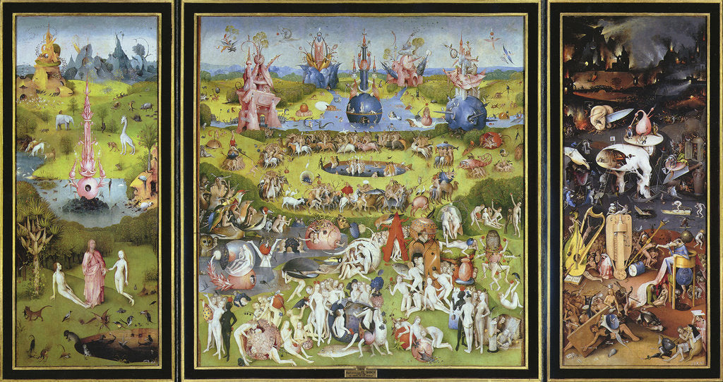 Detail of The Garden of Earthly Delights, 1500s by Anonymous