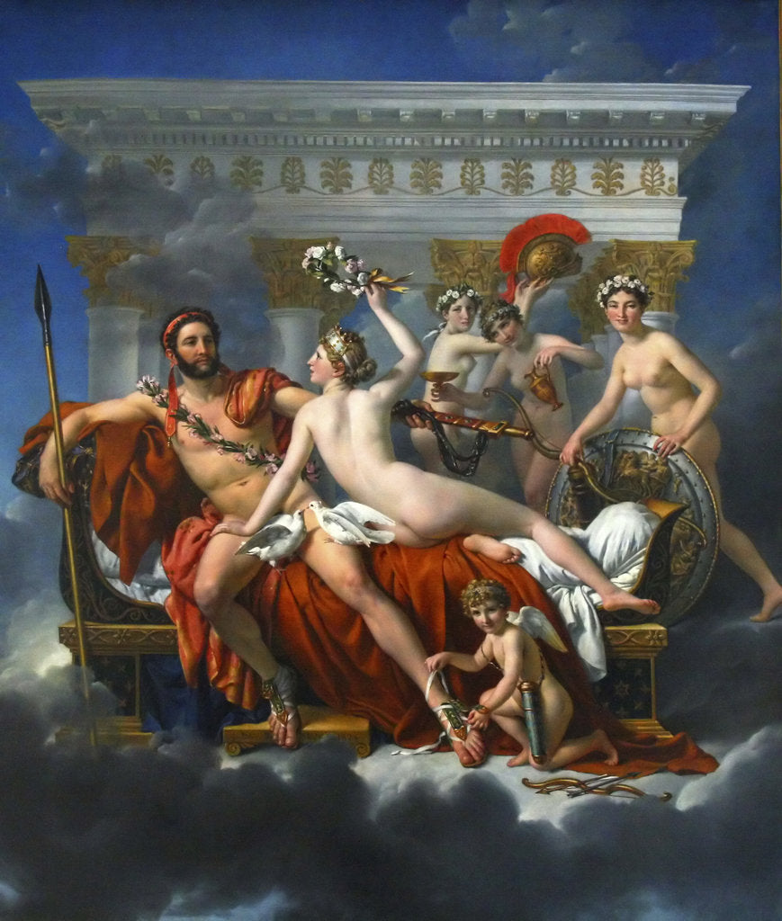 Detail of Mars Being Disarmed by Venus, 1824 by Anonymous