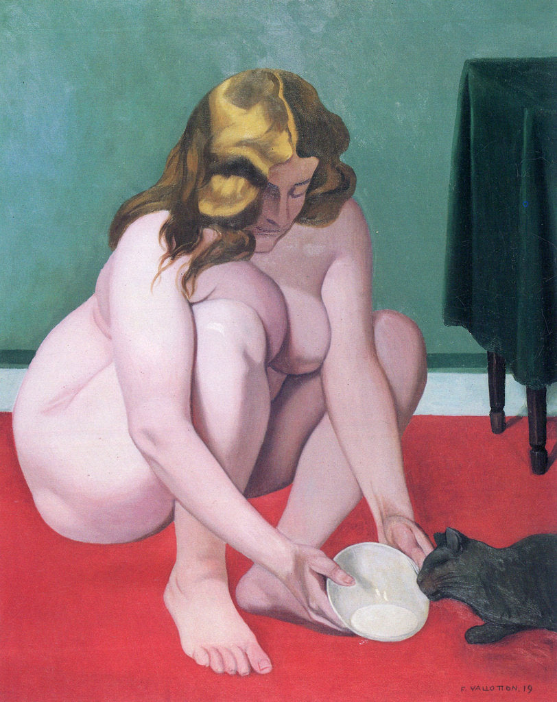 Detail of Woman with a Cat, 1919 by Anonymous