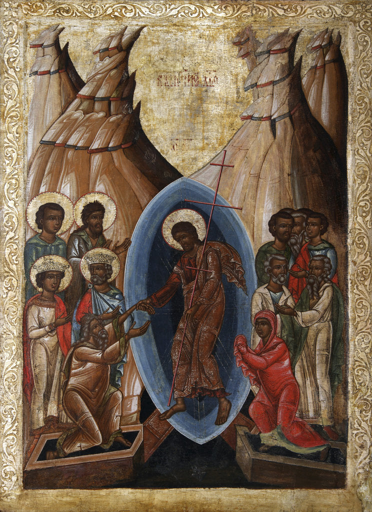 Detail of The Descent into Hell, early 16th century by Anonymous