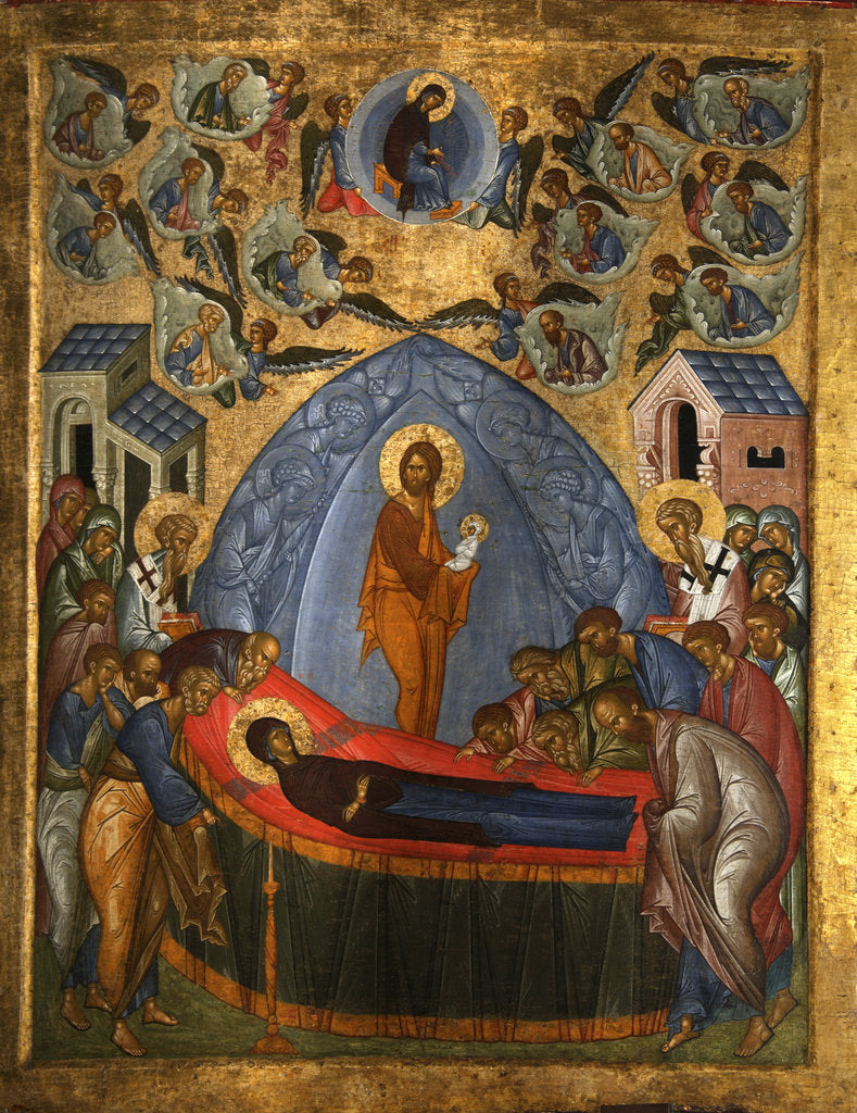 Detail of The Dormition of the Virgin, 15th century by Anonymous