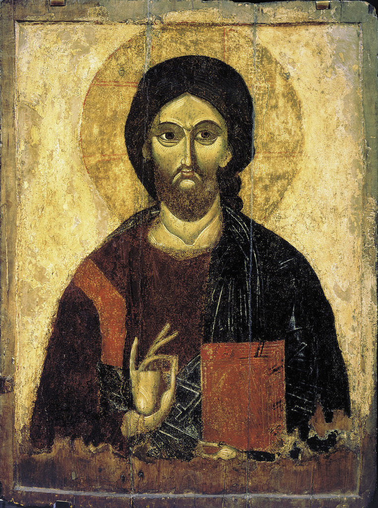 Detail of Christ Pantocrator, 13th century by Anonymous